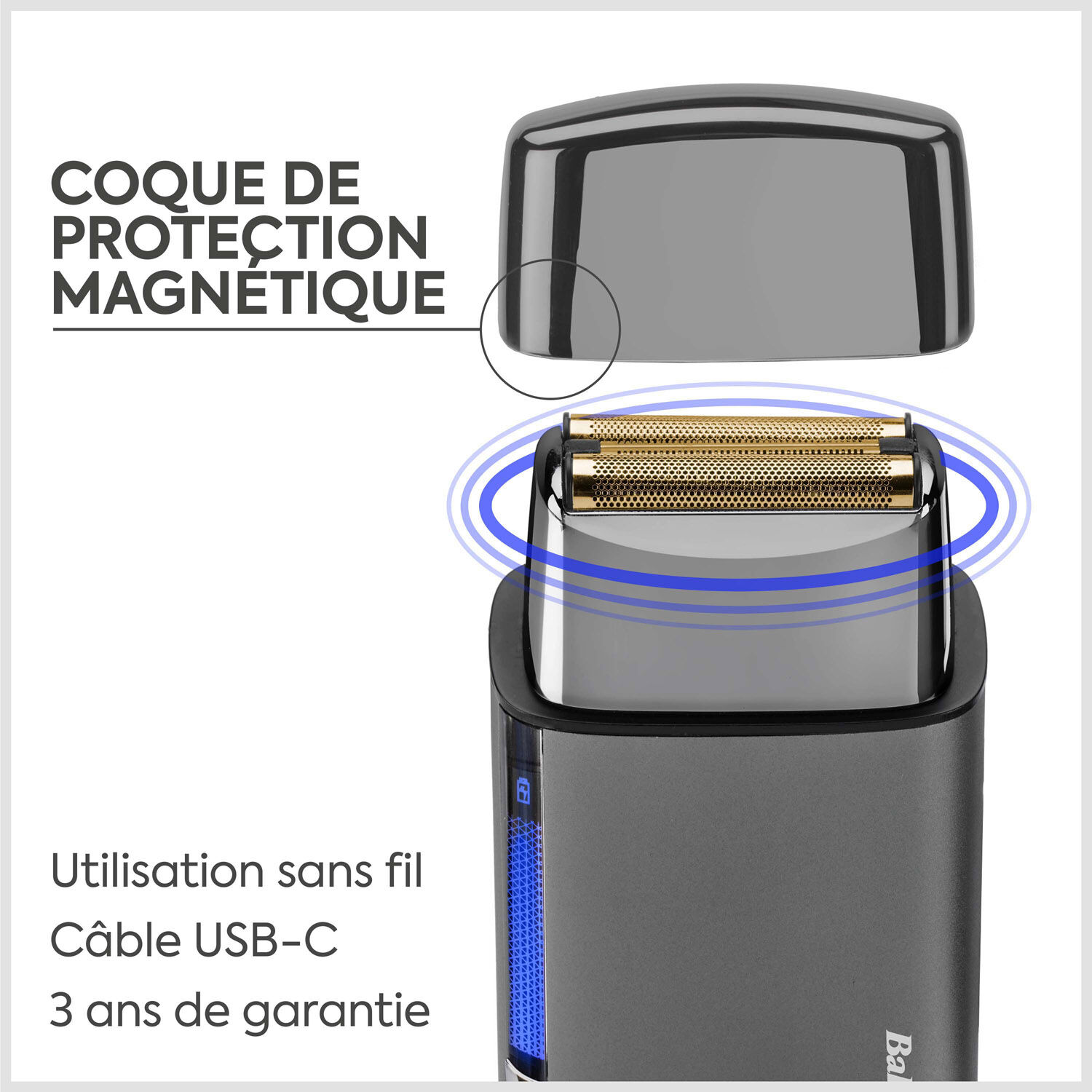 Rasoir &eacute;lectrique &agrave; grille simple Super-X Metal
